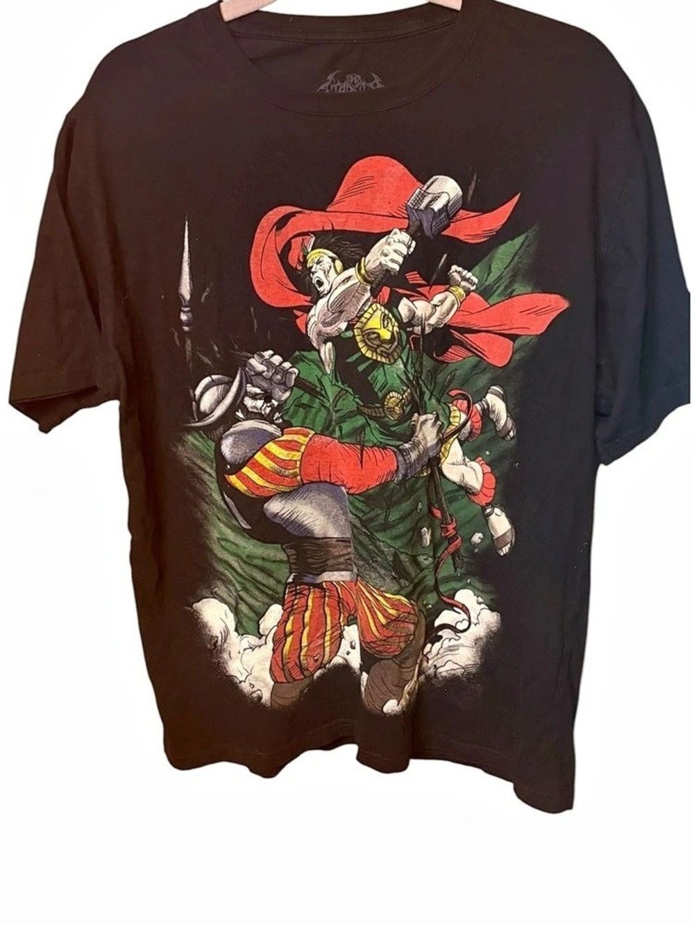 Metal Mulisha Thor vs Loki Graphic T Shirt Men’s Extra Large Black Comic Tee